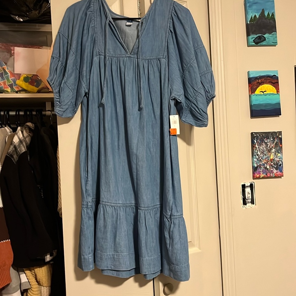 Old navy blue dress